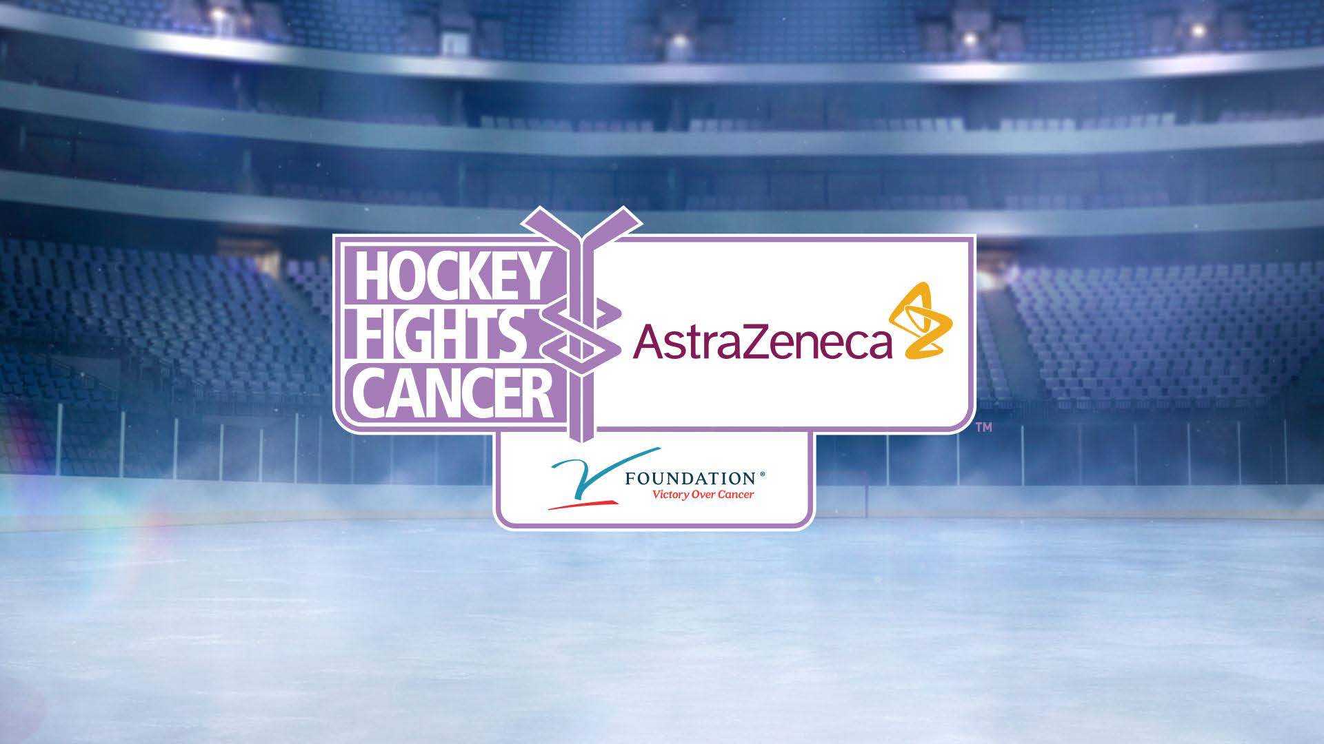 AstraZeneca and NHL Hat Trick Challenge Logo